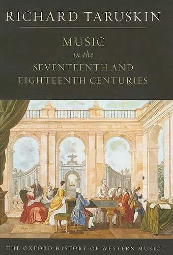 Music in the Seventeenth and Eighteenth Centuries cover