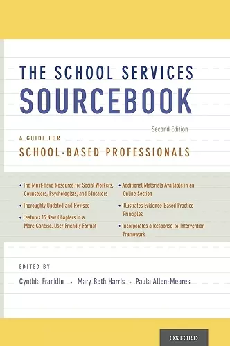 The School Services Sourcebook, Second Edition cover