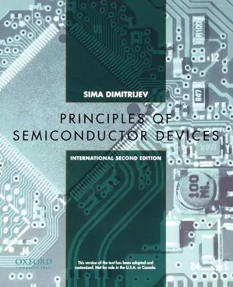 Principles of Semiconductor Devices cover