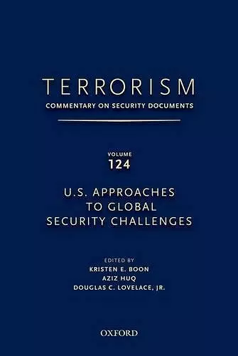 TERRORISM: COMMENTARY ON SECURITY DOCUMENTS VOLUME 124 cover