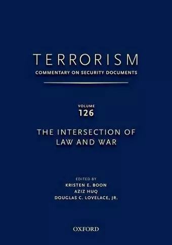 TERRORISM: COMMENTARY ON SECURITY DOCUMENTS VOLUME 126 cover