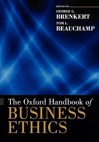 The Oxford Handbook of Business Ethics cover