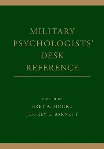 Military Psychologists' Desk Reference cover