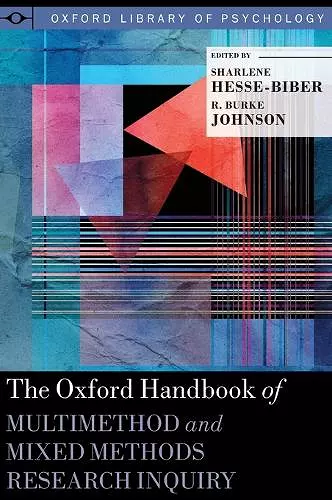 The Oxford Handbook of Multimethod and Mixed Methods Research Inquiry cover