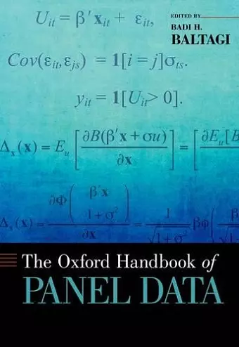 The Oxford Handbook of Panel Data cover