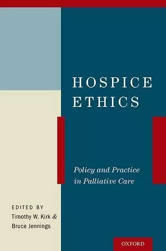 Hospice Ethics cover