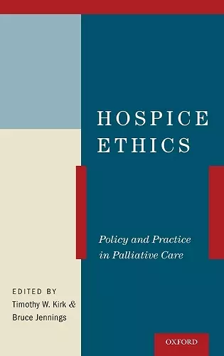 Hospice Ethics cover