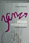 Speaking Pittsburghese cover