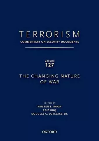 TERRORISM: COMMENTARY ON SECURITY DOCUMENTS VOLUME 127 cover