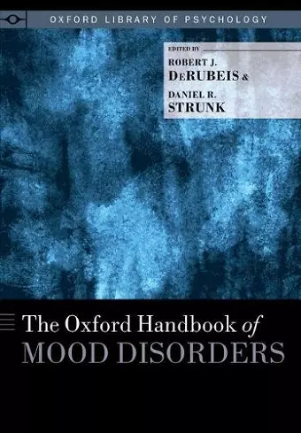 The Oxford Handbook of Mood Disorders cover