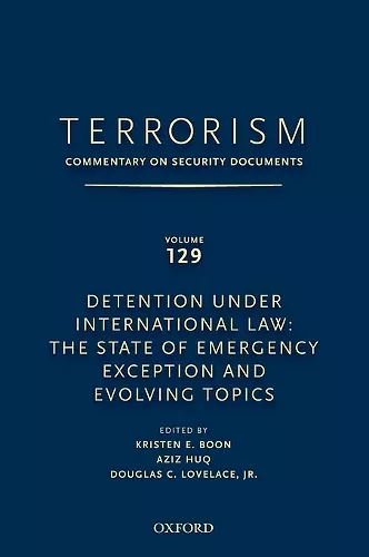 TERRORISM: COMMENTARY ON SECURITY DOCUMENTS VOLUME 129 cover