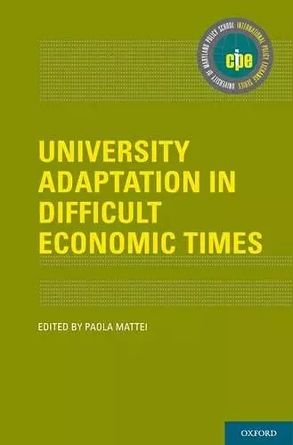 University Adaptation in Difficult Economic Times cover