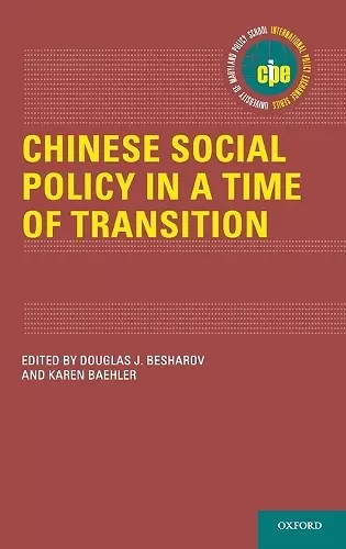 Chinese Social Policy in a Time of Transition cover