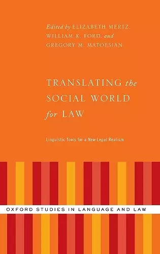 Translating the Social World for Law cover