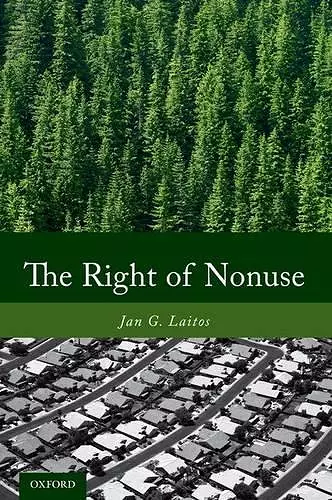 The Right of Nonuse cover