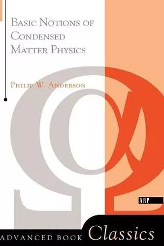 Basic Notions Of Condensed Matter Physics cover