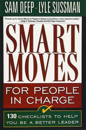 Smart Moves for People in Charge cover