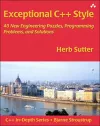 Exceptional C++ Style cover