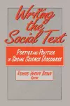 Writing the Social Text cover