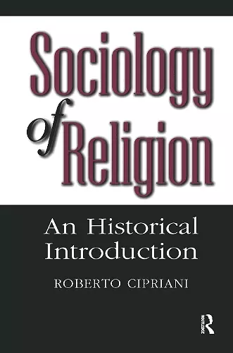 Sociology of Religion cover