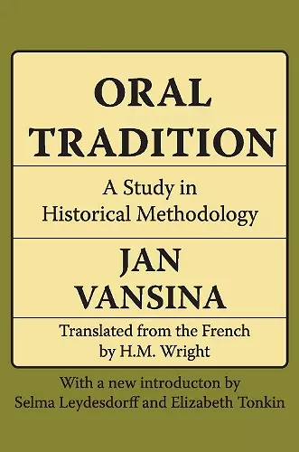 Oral Tradition cover