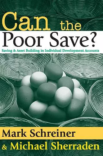 Can the Poor Save? cover