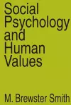 Social Psychology and Human Values cover