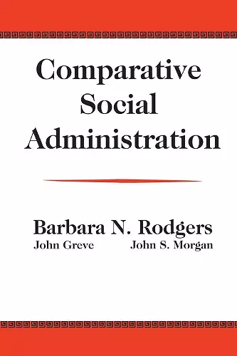 Comparative Social Administration cover