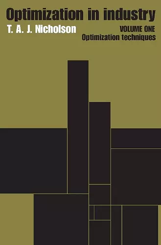 Optimization in Industry cover