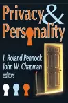 Privacy and Personality cover