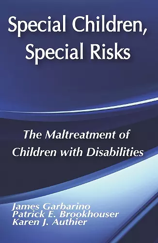 Special Children, Special Risks cover