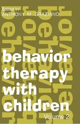Behavior Therapy with Children cover