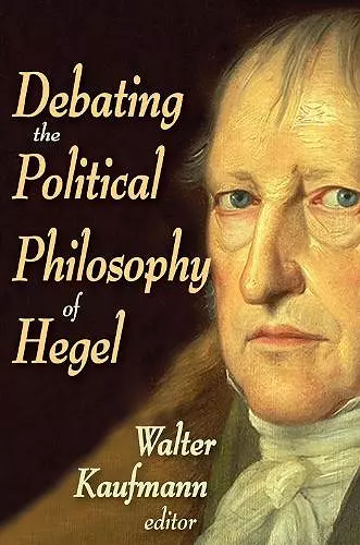 Debating the Political Philosophy of Hegel cover