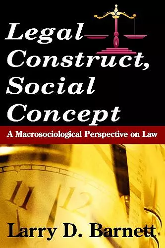 Legal Construct, Social Concept cover