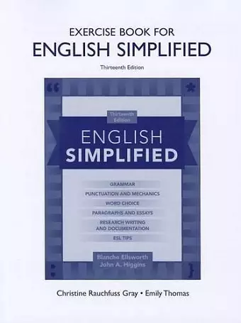 Exercise Book for English Simplified cover