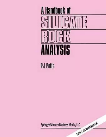 A Handbook of Silicate Rock Analysis cover