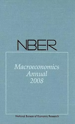 NBER Macroeconomics Annual 2008 cover