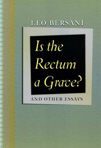 Is the Rectum a Grave? cover