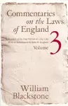 Commentaries on the Laws of England, Volume 3 cover