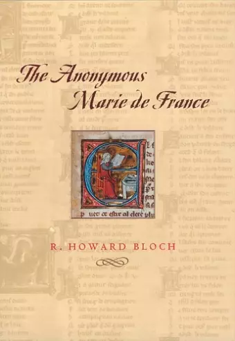 The Anonymous Marie de France cover