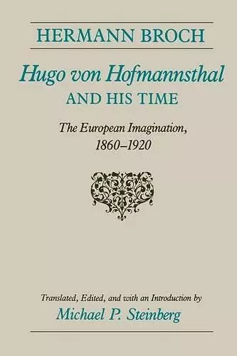 Hugo Von Hofmannsthal and His Time cover