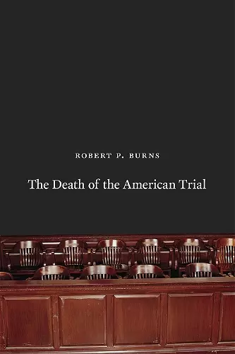 The Death of the American Trial cover