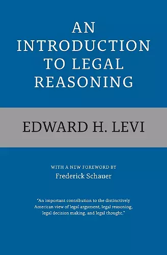 An Introduction to Legal Reasoning cover