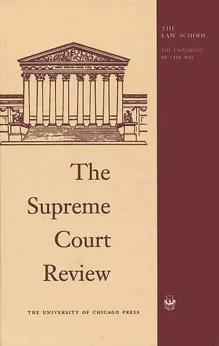 The Supreme Court Review cover