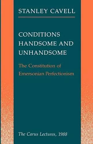 Conditions Handsome and Unhandsome cover