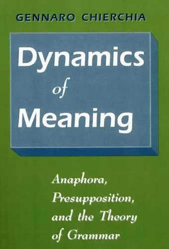 Dynamics of Meaning cover