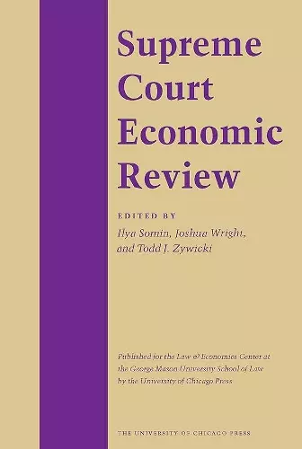 Supreme Court Economic Review, Volume 17 cover