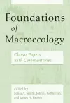 Foundations of Macroecology cover