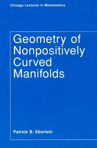 Geometry of Nonpositively Curved Manifolds cover