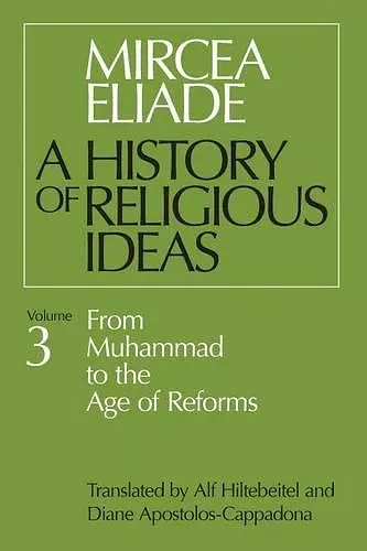 History of Religious Ideas, Volume 3 cover